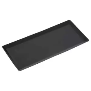 Image of Interiors By Ph Gold And Black Finish Tray