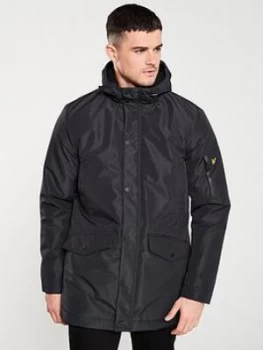 Image of Lyle & Scott Technical Parka Jacket - Black