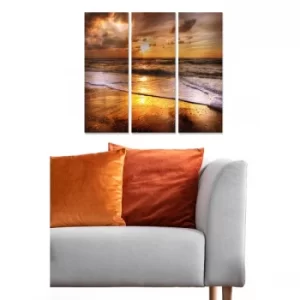 Image of MDF2205553 Multicolor Decorative MDF Painting (3 Pieces)