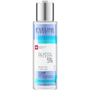 Image of Eveline Cosmetics Glycol Therapy Cleansing Tonic to Treat Skin Imperfections 110 ml