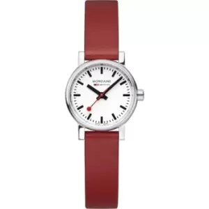 Image of Mondaine Ladies Mondaine evo2 Watch MSE26110LCV - Silver, White and Red