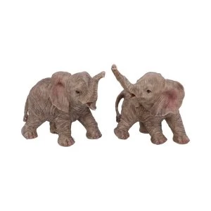 Image of Trunk to Trunk Elephant Figurine