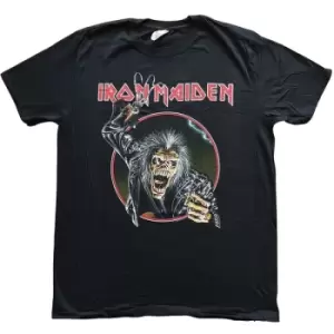 Image of Iron Maiden - Eddie Hook Unisex Medium T-Shirt - Black