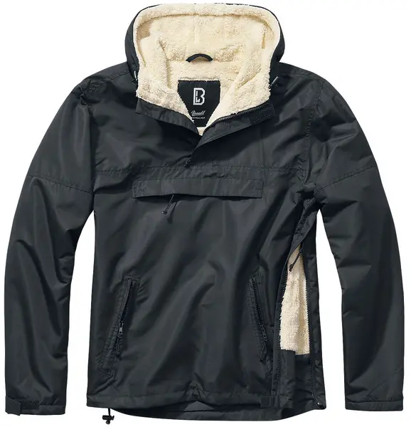Image of Brandit Windbreaker Sherpa Windbreaker Black L Men