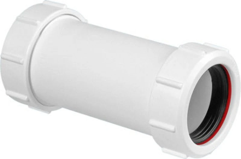Image of McAlpine MT18E 1.5" Multifit Adjustable Straight Connector White