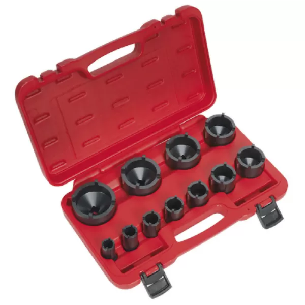 Image of Genuine SEALEY CV025 Ball Joint Socket Set 11pc 1/2Sq Drive