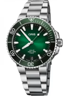 Image of Oris Mens Aquis Date Calibre 400 Watch 01 400 7769 4157-07 8 22 09PEB