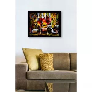 Image of SC1174 Multicolor Decorative Framed MDF Painting