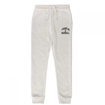 Image of Franklin and Marshall Franklin & Marshall Logo Jogger - Light Grey Marl