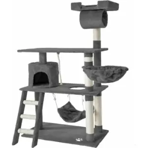 Image of Cat tree scratching post Marcel - cat scratching post, cat tower, scratching post - grey