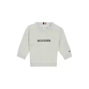 Image of Tommy Hilfiger Baby Monotype Sweater - Grey