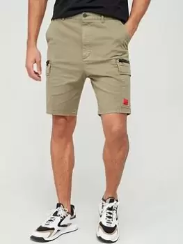 Image of HUGO Johny232D Shorts, Green, Size S, Men