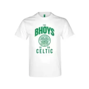 Image of Celtic The Bhoys T Shirt White Adults Medium