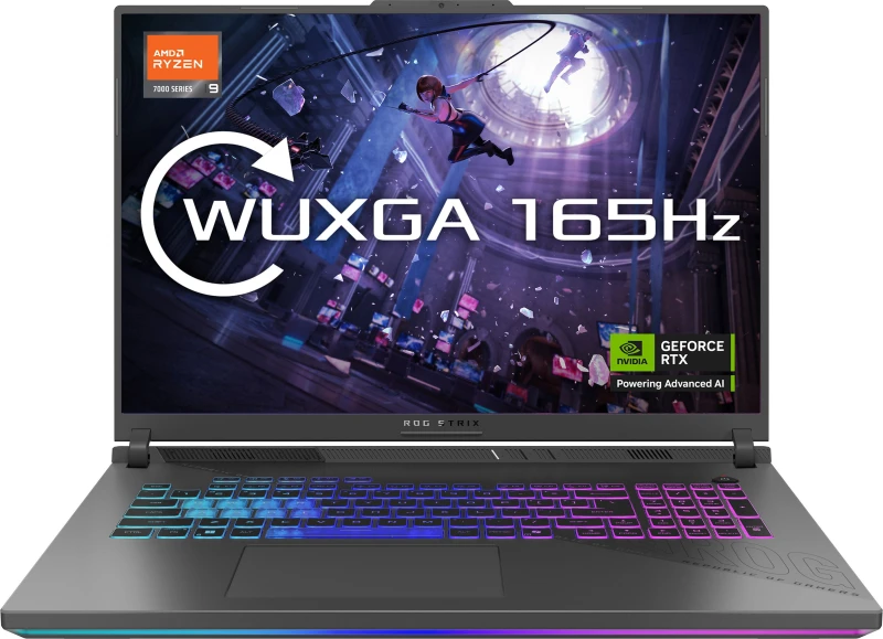 Image of ASUS ROG Strix G16 16" Gaming Laptop - NVIDIA GeForce RTX 5070 Ti, AMD Ryzen 9, 1TB SSD - Eclipse Grey