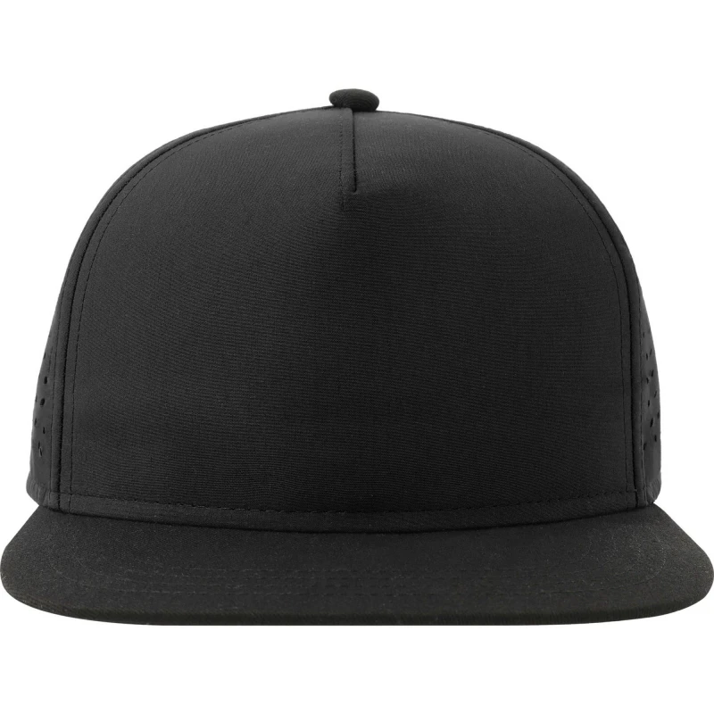 Image of Atlantis Atlantis Men Bank 5 Panel Snapback Cap in Black One Size Male 5063300861073