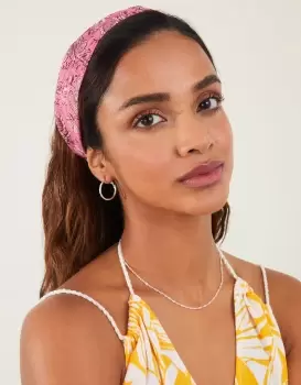 Image of Accessorize Womens Floral Paisley Bando, Size: 11cm