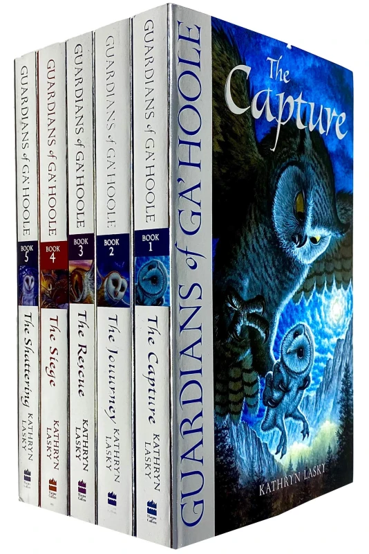 Image of Guardians Of Ga'hoole Series Books 1-5 Collection Set by Kathryn Lasky Paperback Kathryn Lasky Books