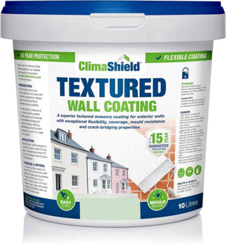 Image of Smartseal Wall Coating Textured (Forest Dawn), Waterproof 15 Years, Brickwork, Stone, Concrete And Render, Breathable, 10Kg