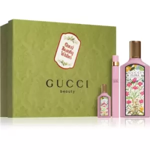 Image of Gucci Flora Gorgeous Jasmine Eau de Parfum Gift Set For Her 100ml