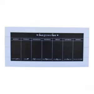 Image of 67x32 Chalkboard Week Planner, Grey