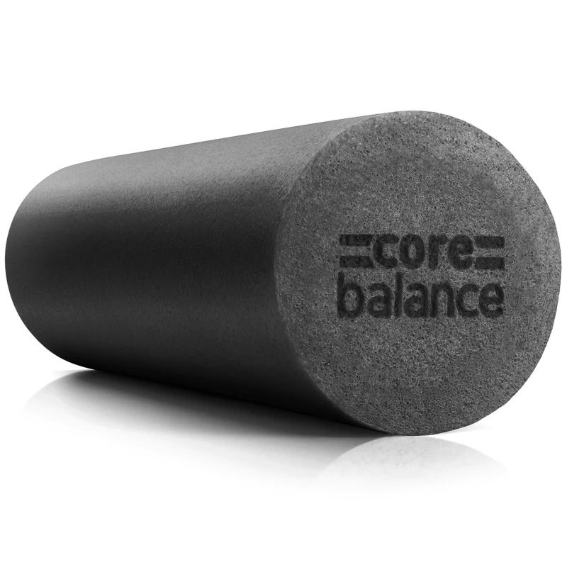 Image of Core Balance Foam Roller 45cm Medium Density Muscle Massage Fitness Gym Physio Black
