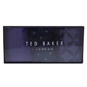 Image of Ted Baker Mens Sock 3 Pack Gift Box - assorted