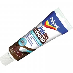 Image of Polycell Polyfilla for Wood General Repairs Dark 75g