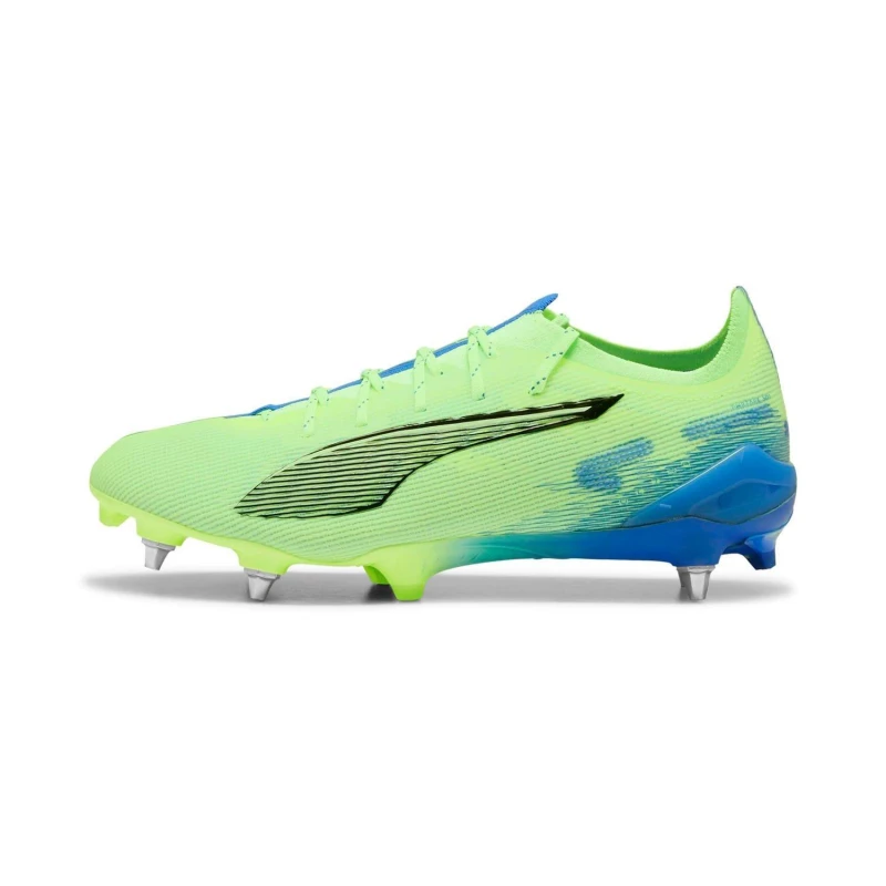 Image of Puma PUMA Ultra 5 Ultimate Soft Ground Football Boots Mens Green male UK 4