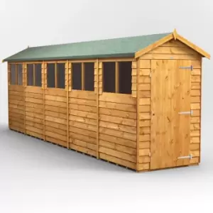 Image of 20X4 Power Overlap Apex Shed