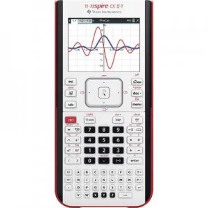 Image of Texas Instruments TI-NSpire CX II-T Graphing calculator Black rechargeable (W x H x D) 100 x 23 x 200 mm