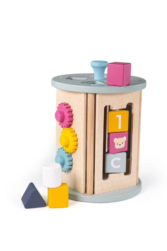 Image of Bigjigs Toys Rolling Activity Centre Baby Blue unisex