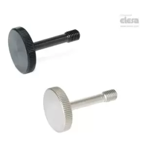 Image of Elesa - Knurled retained grip knob-GN 653.2-M8-38-ST