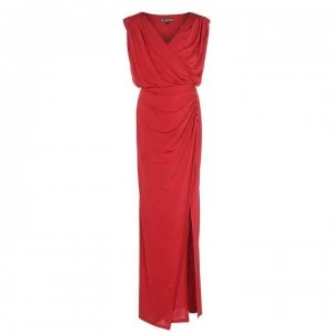 Image of Biba Button Maxi Dress - Coral