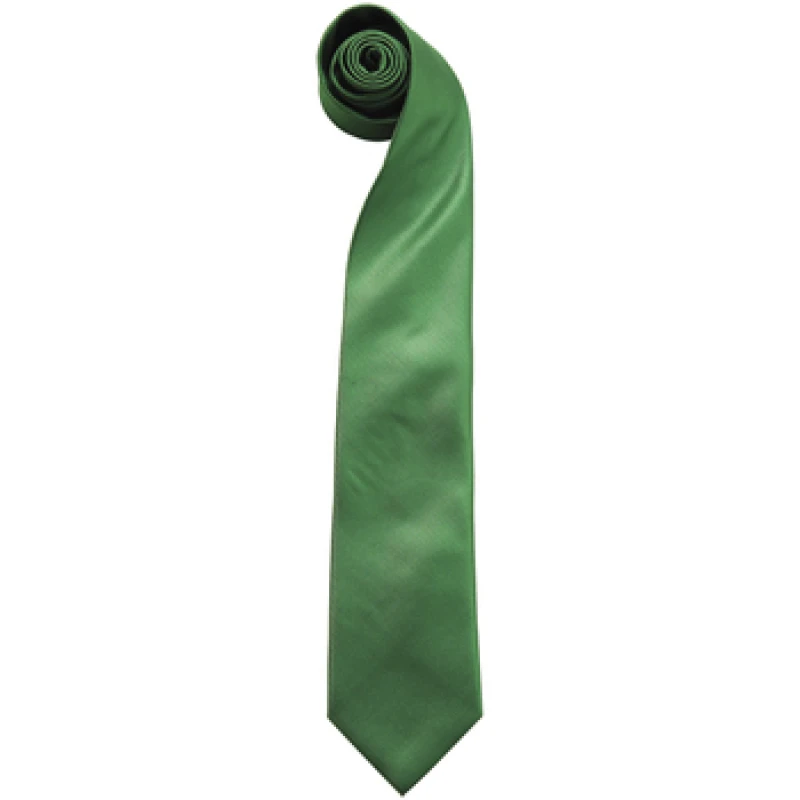 Image of Premier Premier Men “ColoursPlain Fashion Business Tie in Silver Silver One Size Male 5055805451712