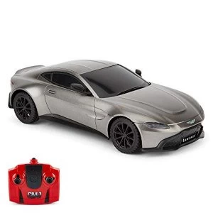 Image of Aston Martin Vantage Radio Controlled Car 1:24 Scale Grey