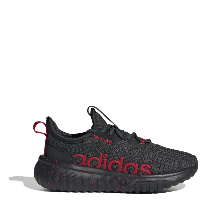 Image of adidas Kaptir 4.0 Shoes Juniors Black/Red male 3 (35.5)