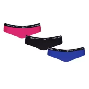 Image of Reebok 3 Pack Molly Briefs - Black