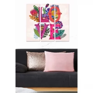 Image of MDF370385768 Multicolor Decorative MDF Painting (3 Pieces)