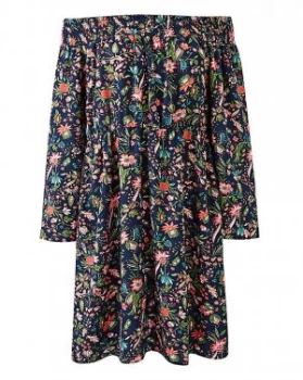 Image of AX Paris Flare Sleeve Bardot Dress