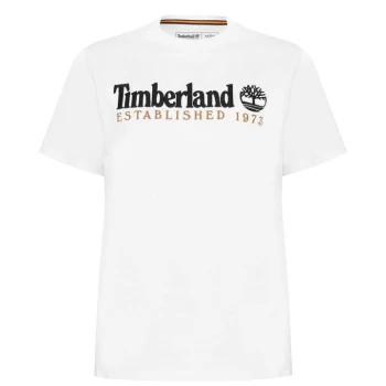 Image of Timberland Heritage T Shirt - White