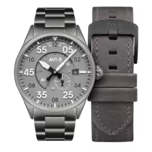 Image of AVI-8 AV-4073-44 Spitfire Type 300 Automatic Grey Wristwatch