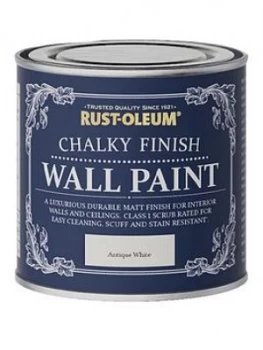 Image of Rust-Oleum Chalky Wall Paint Antique White 125Ml