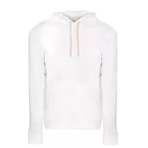 Image of Next Level Adults Unisex Fleece Pullover Hoodie (S) (White)