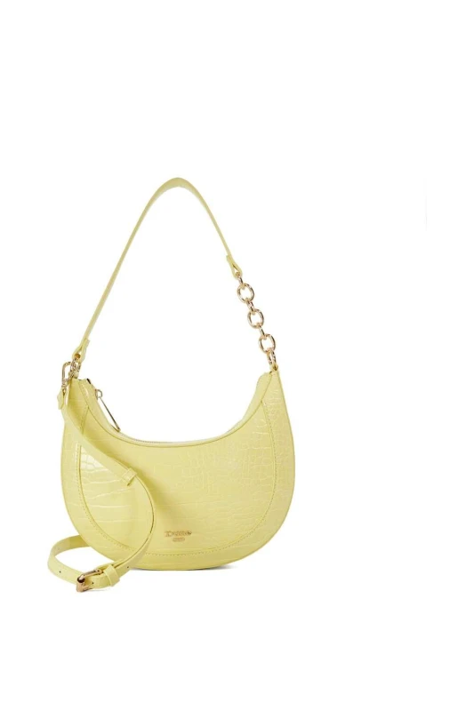 Image of Dune London Womens 'Diversion' Shoulder Bag in Yellow Yellow Female One Size