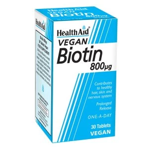 Image of HealthAid Biotin 800ug Tablets