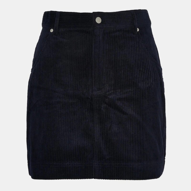 Image of Barbour Tessa Cord Mini Skirt - Blue Blue 10