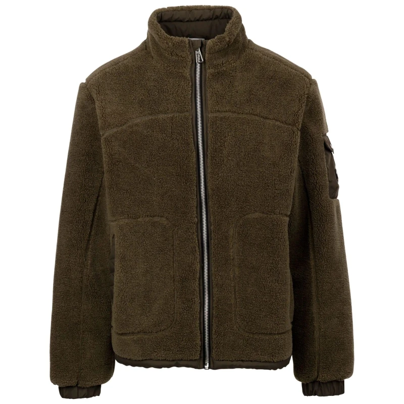 Image of Trespass Trespass Men Edwalton AT300 Fleece Jacket in Brown Size: Small Brown S Male 5063703804448