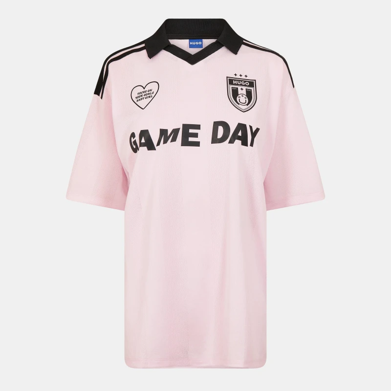 Image of Hugo Dila B Game Day Football Shirt Lt/Pstl Pink female 6 (XS)