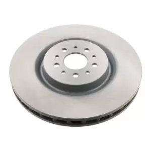 Image of Pair of Brake Discs 43972 by Febi Bilstein Front Axle