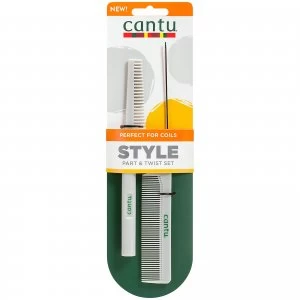 Image of Cantu Spiral Style Part and Twist Comb 2Ct Pack